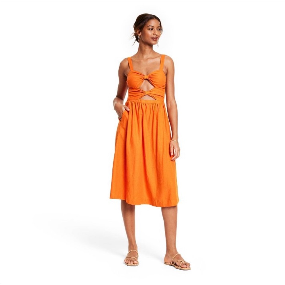 Fe Noel x Target Women's Double Cut Out Midi Dress
